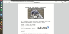 Resolución actividad protocolo ARP
