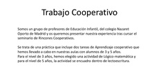 Cooperativo Rincones Nazaret Oporto