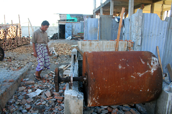 Fábrica de café, Melaboh, Sumatra, Indonesia