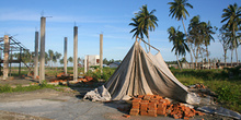 Reconstruyendo casas, Melaboh, Sumatra, Indonesia