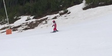 Aprendiendo a esquiar