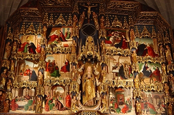 Retablo Mayor Colegiata de Bolea, Huesca