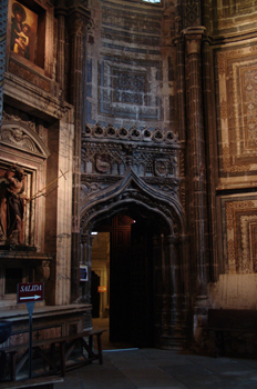 Puerta interior, Catedral de ávila, Castilla y León