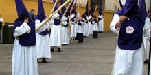 Penitentes de la Sta Faz entrando en la Judería, Córdoba, Andalu
