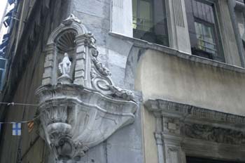 Detalle del centro histórico, Génova