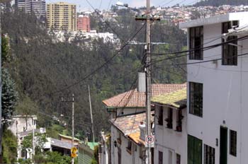 Barrio de Guápulo en Quito, Ecuador