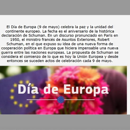 DÍA DE EUROPA IES CLARA CAMPOAMOR 1