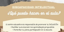 Discapacidad Intelectual, respuesta educativa