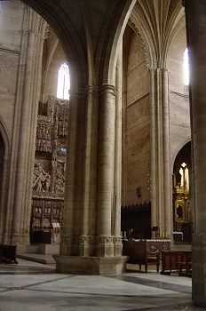 Vista interior de la Catedral de Huesca