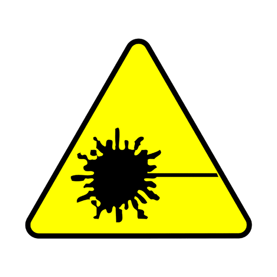 Peligro: Radiaciones láser