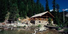 Albergue en las Montañas Rocosas