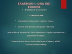 Introducción al seminario ERASMUS+: Una EOI europea