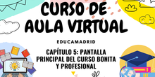 AULA VIRTUAL 05: PANTALLA PRINCIPAL DEL CURSO BONITA Y PROFESIONAL