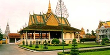 Jardines reales en Phnom Penh, Camboya