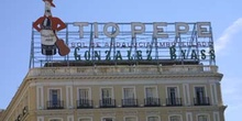 Publicidad Tío Pepe en la Puerta del Sol, Madrid