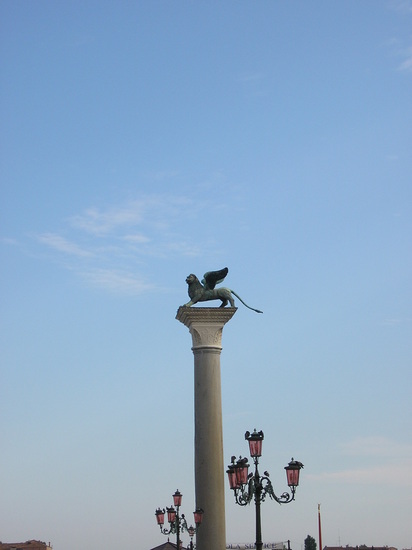 León alado, símbolo de Venecia