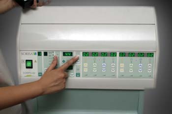 Gimnasia pasiva con cintas de caucho: potenciómetro general