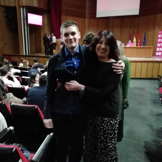 Reconocimiento Académico UCM a nuestro alumno Alex Nita  y al Caustro de profesores del IES Francisco de Quevedo1