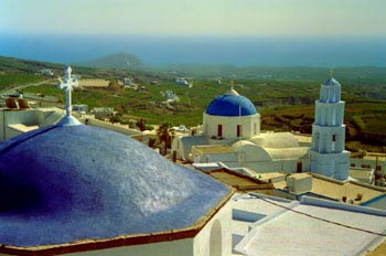 Iglesias de Santorini, Grecia