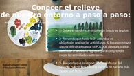 Conocer el relieve de nuestro entorno a paso a paso