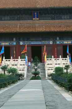 Entrada del mausoleo de la dinastía Ming, China