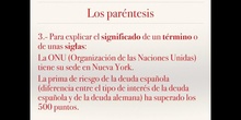 6º lengua los paréntesis
