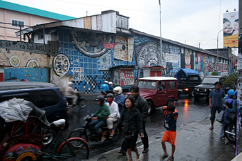 Tráfico, Jogyakarta, Indonesia