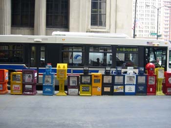 Puestos automáticos de venta de prensa