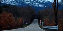 Carretera de El Paular a Rascafría, Comunidad de Madrid