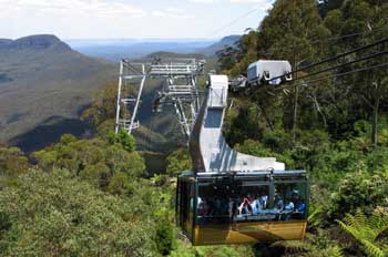 Teleférico en las Montañas Azules, Sydney, Australia