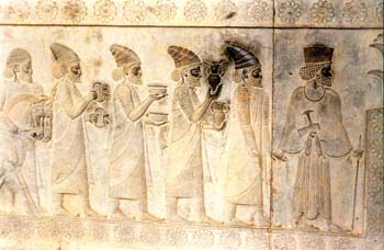 Relieve Procesión de los Tributarios, Persépolis (Irán)