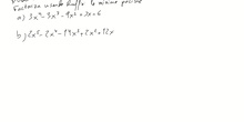3ESO_UD3_11_Ejercicios de factorizar usando el mínimo Ruffini posible
