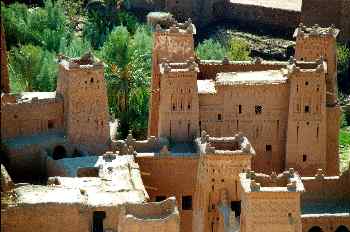 Conjunto de fortificaciones de adobe, Ait Benhaddou, Marruecos