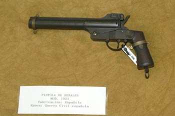 Pistola de señales Mod. 1921, Museo del Aire de Madrid