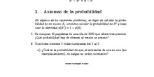 Lista de problemas de probabilidad