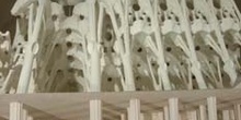 Detalle de la maqueta de la Sagrada Familia, Barcelona