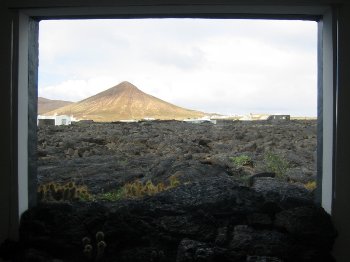 Vista desde interior de vivienda