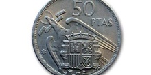 Pesetas, Franco,  Cruz