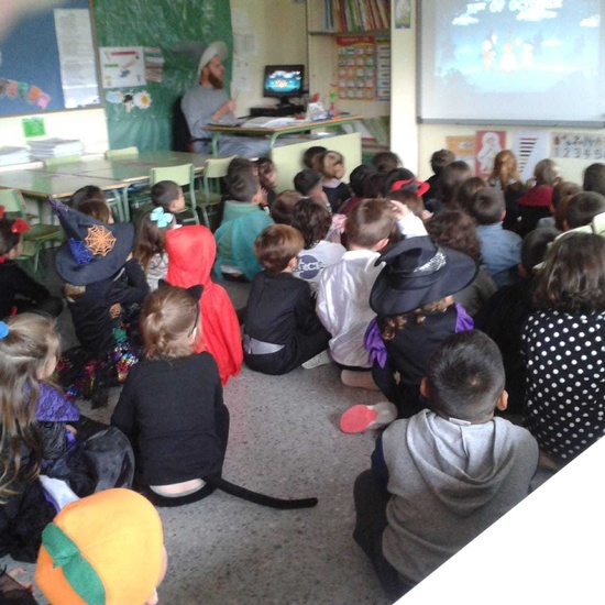 2018_10_31_1º disfruta terrorificamente en Halloween_CEIP FDLR_Las Rozas 37