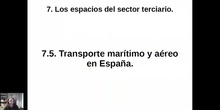 0705 Transporte aéreo y marítimo en España