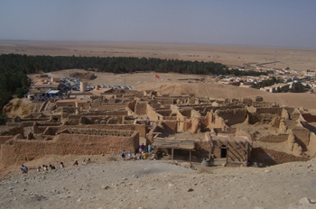 Restos del antiguo poblado, Chébika, Túnez