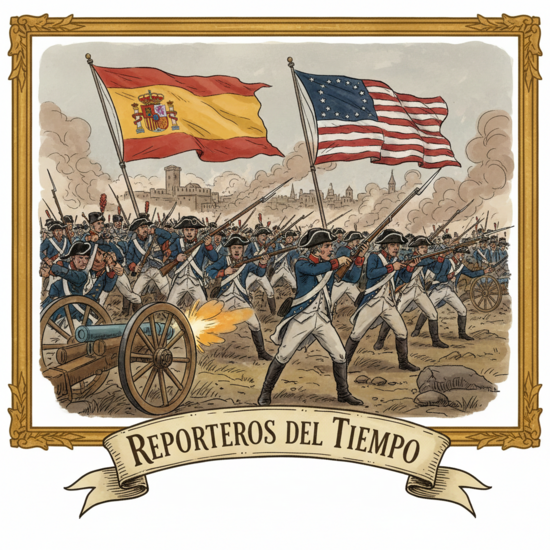 Reporteros del tiempo. La ayuda española a la independencia estadounidense