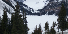 Lago Louise helado, Parque Nacional Banff
