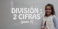 La división entre dos cifras. Paso 2