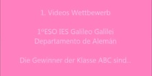 1ºABC Concurso de vídeos en alemán