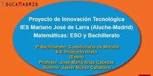 Moodle: Cuestionario. Producto mixto