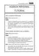 RAICES-Agenda Personal-Tutorial