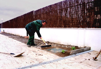 Trabajos de jardinería