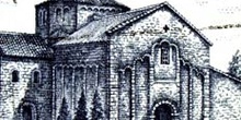 Sello con la imagen de la iglesia de Santa María de Tarrasa, Bar