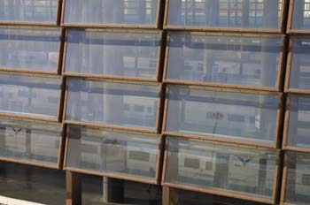 Ventanas de la estación de Atocha, Madrid